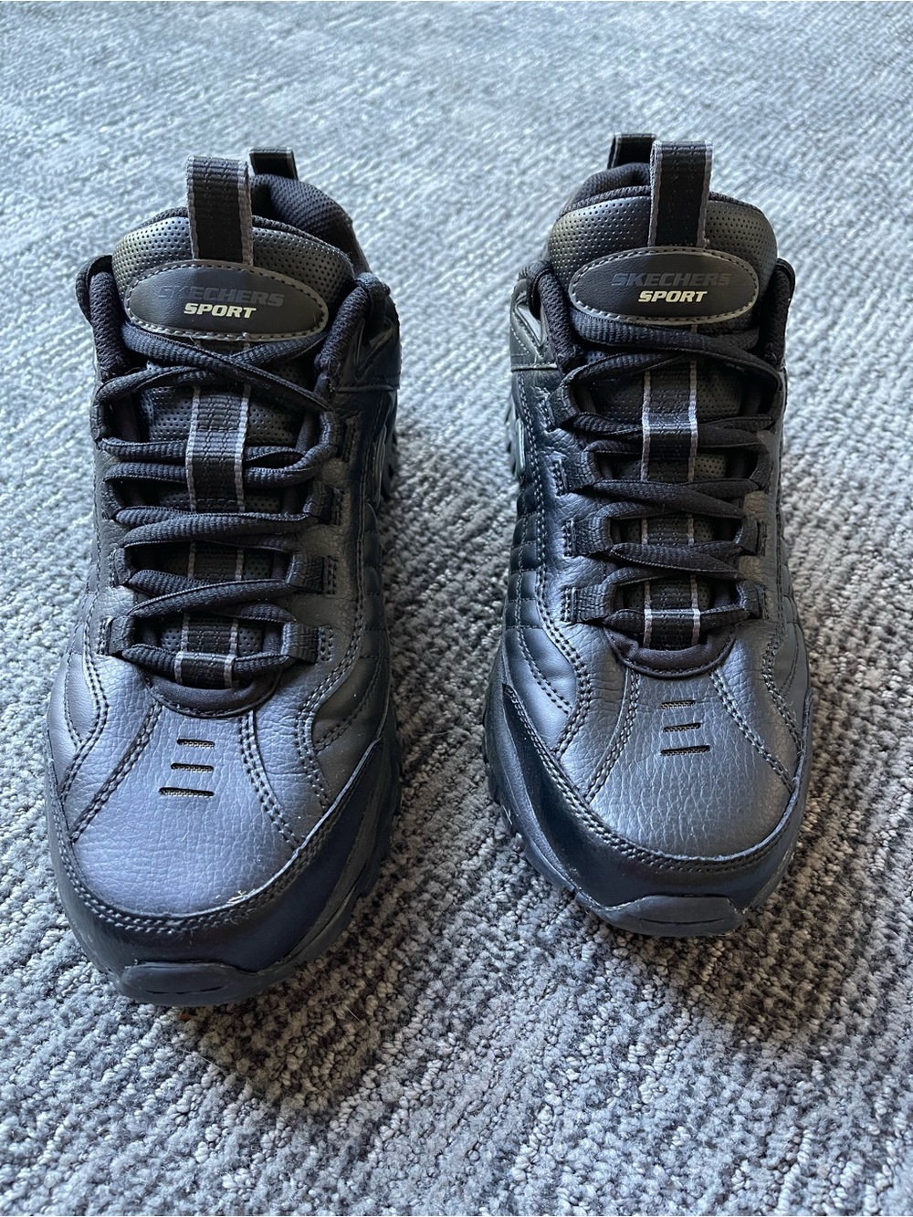 Skechers Sport Men's Black Athletic Walking Shoes